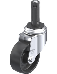 LKRA-POA 80G-11-ER12 sintetinis pasukamas ratukas 80 mm