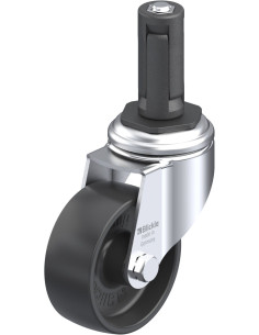 LKRA-POA 80G-11-ER13 sintetinis pasukamas ratukas 80 mm