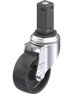 LKRA-POA 80G-11-EV14 Sintetinis pasukamas ratukas 80mm