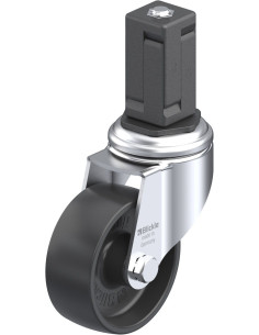 LKRA-POA 80G-11-EV15 sintetinis pasukamas ratukas 80 mm