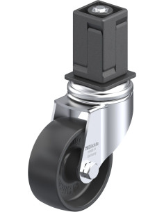 LKRA-POA 80G-11-EV18 sintetinis pasukamas ratukas 80 mm