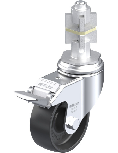 LKRA-POA 80G-11-FI-E17 pasukamas ratukas su stabdžiais