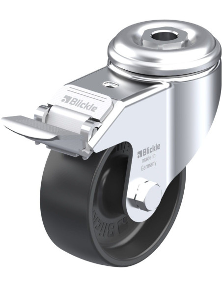 LKRA-POA 80G-FI pasukamas ratukas su stabdžiais 80mm