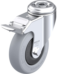 LKRA-POES 102KF-11-FI-SG pasukamas ratukas su stabdžiais