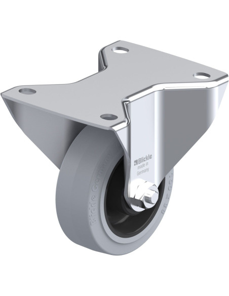 BK-POEV 100R-3-SG fiksuotas ratukas su guma