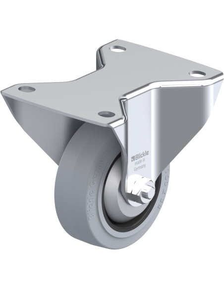 BK-POEV 100R-3-SG-FA fiksuotas ratukas dengtas guma