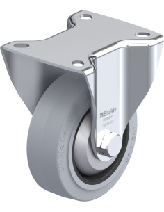 BK-POEV 100XKA-1-SG-FA fiksuotas ratukas su guma