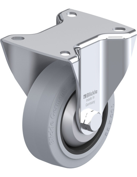 BK-POEV 100XKA-1-SG-FA fiksuotas ratukas su guma