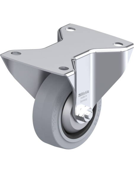 BK-POEV 100XKA-3-SG-FA fiksuotas ratukas dengtas guma