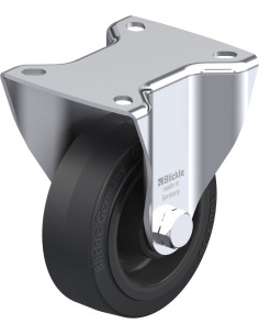 BK-POEV 100XR-1 fiksuotas ratukas dengtas guma