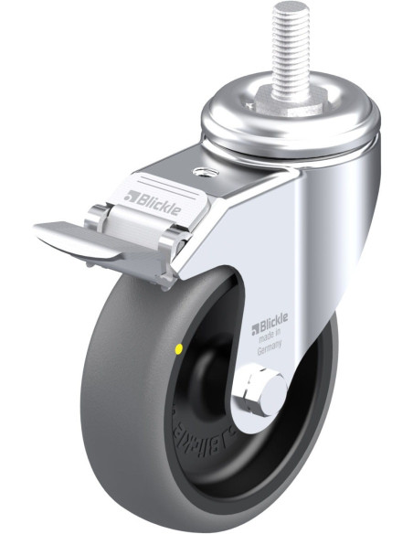 LKRA-TPA 101G-FI-ELS-GS12 antistatinis ratukas su stabdžiais