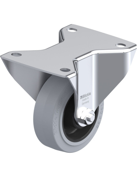 BK-POEV 100XR-3-SG fiksuotas ratukas dengtas guma