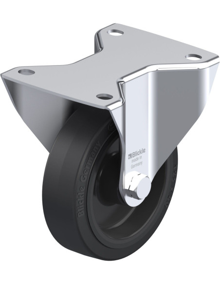 BK-POEV 125R-3 fiksuotas ratukas dengtas guma