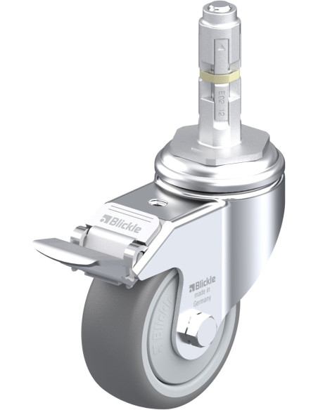 LKRA-TPA 80KF-11-FI-E12 pasukamas ratukas su stabdžiais
