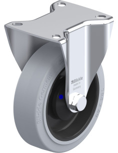 BK-POEV 125XKA-1-SG fiksuotas ratukas dengtas guma