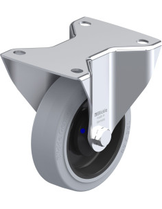 BK-POEV 125XKA-3-SG fiksuotas ratukas dengtas guma