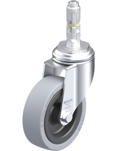 LKRA-VPA 101G-11-E12 pasukamas ratukas, guma, 100 mm