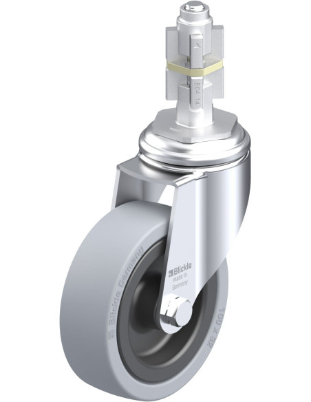 LKRA-VPA 101G-11-E14 pasukamas ratukas, guma, 100 mm