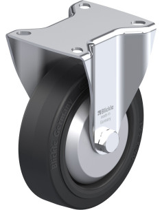 BK-POEV 125XR-1-FA fiksuotas ratukas dengtas guma