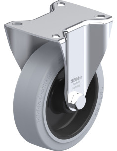 BK-POEV 125XR-1-SG fiksuotas ratukas dengtas guma