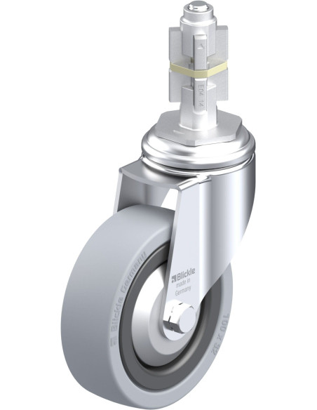 LKRA-VPA 101K-11-FA-E14 pasukamas ratukas, guma, 100 mm