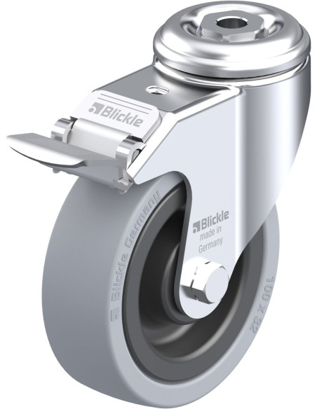 LKRA-VPA 101K-11-FI pasukamas ratukas su stabdžiais 100mm