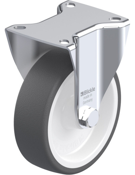 BK-POTH 125G-1 - Poliuretano fiksuotas ratukas 125 mm