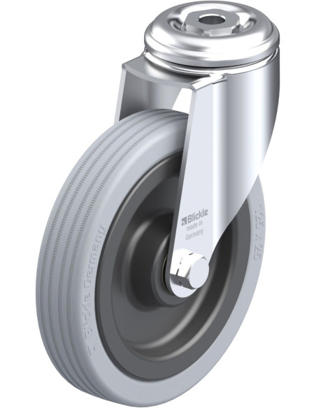 LKRA-VPA 125K-11 pasukamas ratukas su guma 125 mm