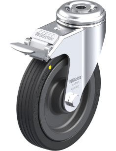 LKRA-VPA 125K-11-FI-EL antistatinis ratukas su stabdžiais