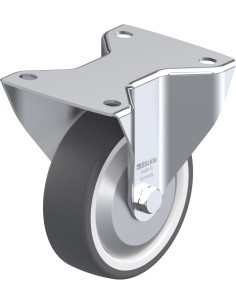 BK-POTH 125R-3-FA poliuretano fiksuotas ratukas