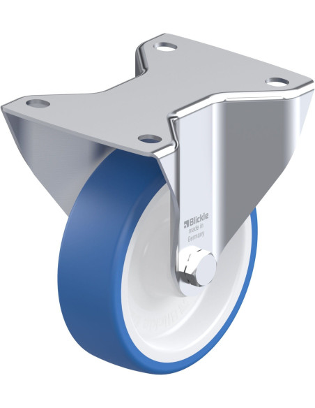 BK-POTHS 125R-3 poliuretano fiksuotas ratukas 125 mm