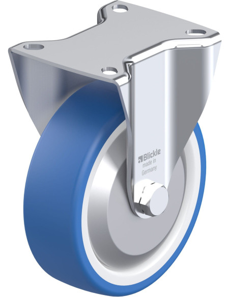 BK-POTHS 125XR-1-FA poliuretano fiksuotas ratukas 125 mm