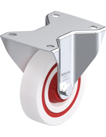 BK-POW 125KF-3 sintetinis fiksuotas ratukas 125 mm