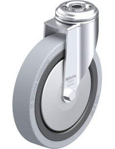 LKRA-VPA 150G-FA pasukamas ratukas, 150 mm, guma, 110 kg