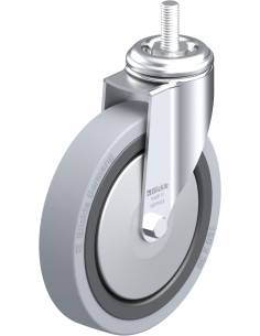 LKRA-VPA 150G-FA-GS12 pasukamas ratukas, 150 mm, guma, 110