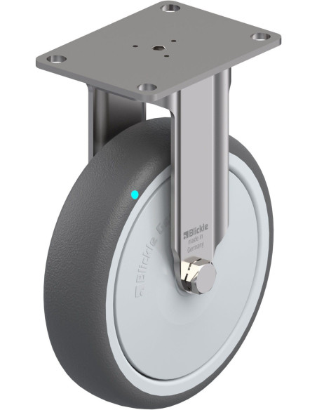 BKPXA-PATH 126KFD-26 - Poliuretano fiksuotas ratukas 125 mm