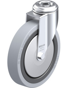 LKRA-VPA 150K-FA pasukamas ratukas su guma 150 mm