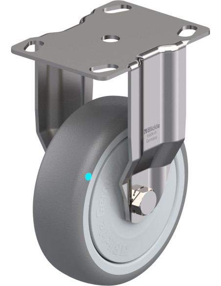 BKPXA-TPA 101KFD fiksuotas ratukas 100 mm guma 110 kg