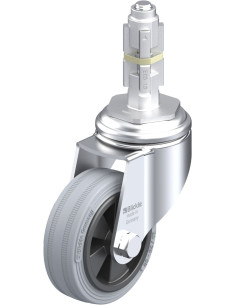 LKRA-VPA 80G-11-E13 pasukamas ratukas, guma, 80 mm