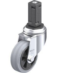 LKRA-VPA 80G-11-EV14 pasukamas ratukas su guma, 80 mm