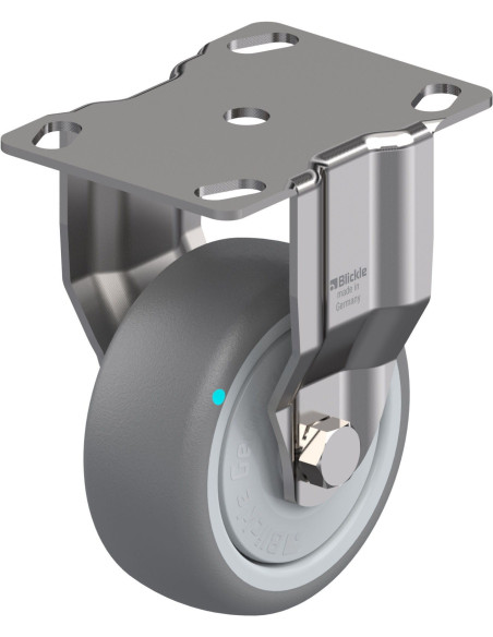 BKPXA-TPA 80KFD fiksuotas ratukas 80 mm guma 100 kg