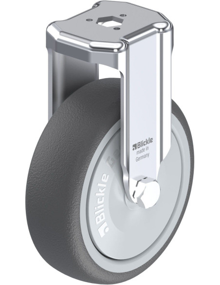 BKRA-PATH 101KF poliuretano fiksuotas ratukas 100 mm