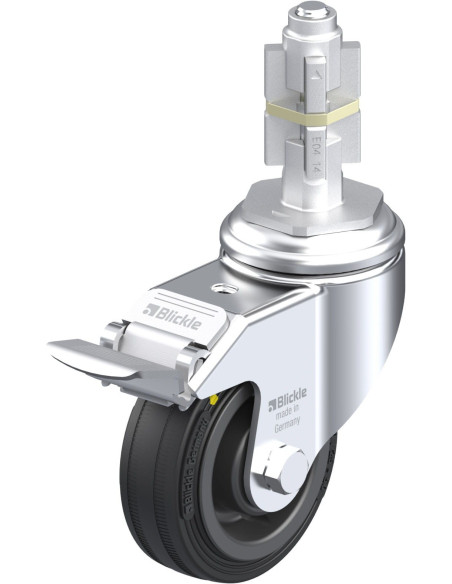 LKRA-VPA 80K-11-FI-EL-E14 antistatinis ratukas su stabdžiais