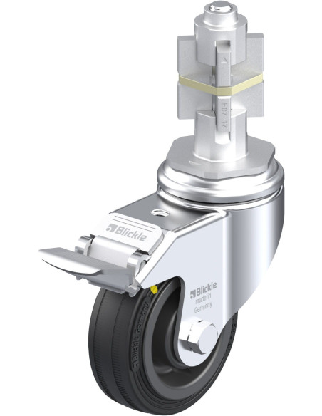LKRA-VPA 80K-11-FI-EL-E17 antistatinis ratukas su stabdžiais
