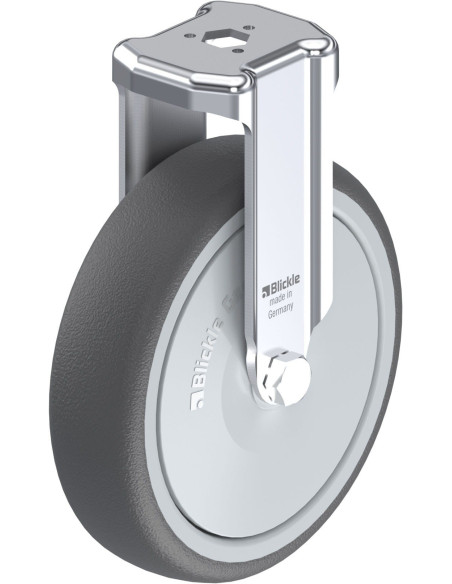 BKRA-PATH 126KF poliuretano fiksuotas ratukas 125 mm