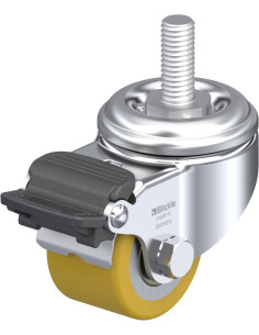 LKRA-VSTH 50K-RA-GS12 - Poliuretano pasukamas ratukas su