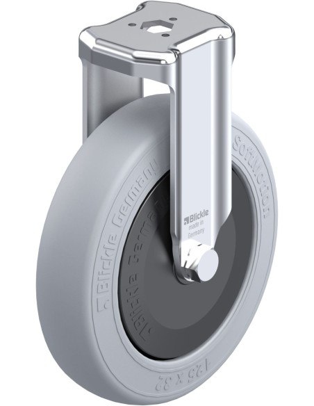 BKRA-POES 127KF-SG fiksuotas ratukas su guma