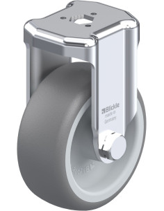 BKRA-TPA 80G fiksuotas ratukas 80 mm guma