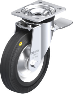 LK-RD 202R-ST pasukamas ratukas su stabdžiais, 200 mm