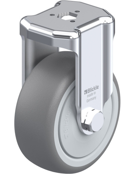 BKRA-TPA 80KF fiksuotas guminis ratukas 80mm